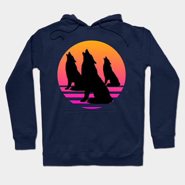 Wolf Hoodie by HamriDesign